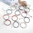 Kit Pulseiras Tibetanas em Linha de Algodão Artesanais – 12 Unidades