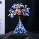 Árvores da Prosperidade Orgonite em Pedras Naturais - Feng Shui