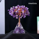 Árvores da Prosperidade Orgonite em Pedras Naturais - Feng Shui