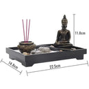 Jardim Zen de Meditação com Buda