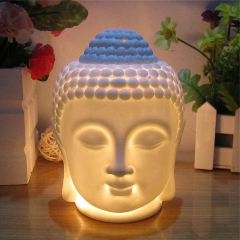 Difusor de Óleos Essenciais Buddha em Cerâmica
