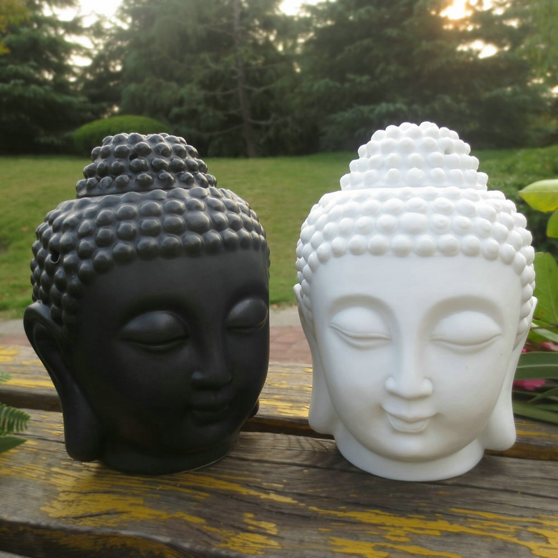 Difusor de Óleos Essenciais Buddha em Cerâmica