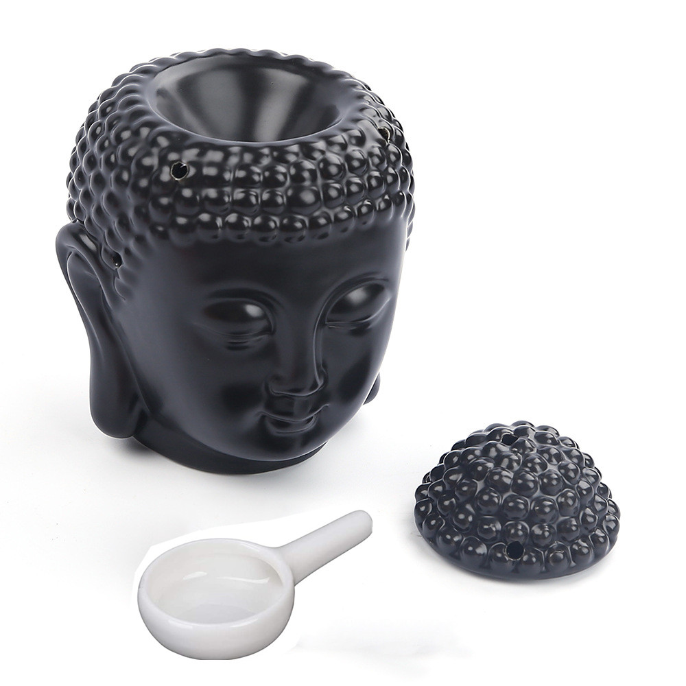 Difusor de Óleos Essenciais Buddha em Cerâmica