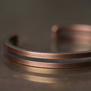 Bracelete em Cobre Duo Feito à Mão - Linha Nepal