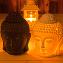 Difusor de Óleos Essenciais Buddha em Cerâmica