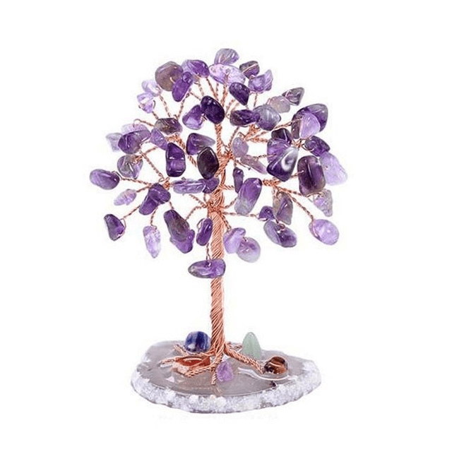 Árvore da Prosperidade em Pedras Naturais - Feng Shui