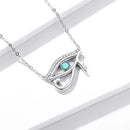 Colar Olho de Horus em Prata 925 Autêntica