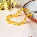 Pulseira em Âmbar Báltico Para Bebês e Crianças - Mel