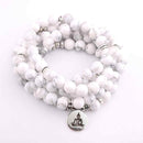 Japamala Howlita 108 Contas Pedras Naturais