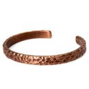 Bracelete em Cobre Martelado à Mão - Linha Nepal