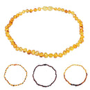 Colar ou Pulseira em Âmbar Báltico - Para Adultos, Crianças e Bebês