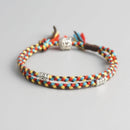 Pulseira Budista Trançada Multicolorida