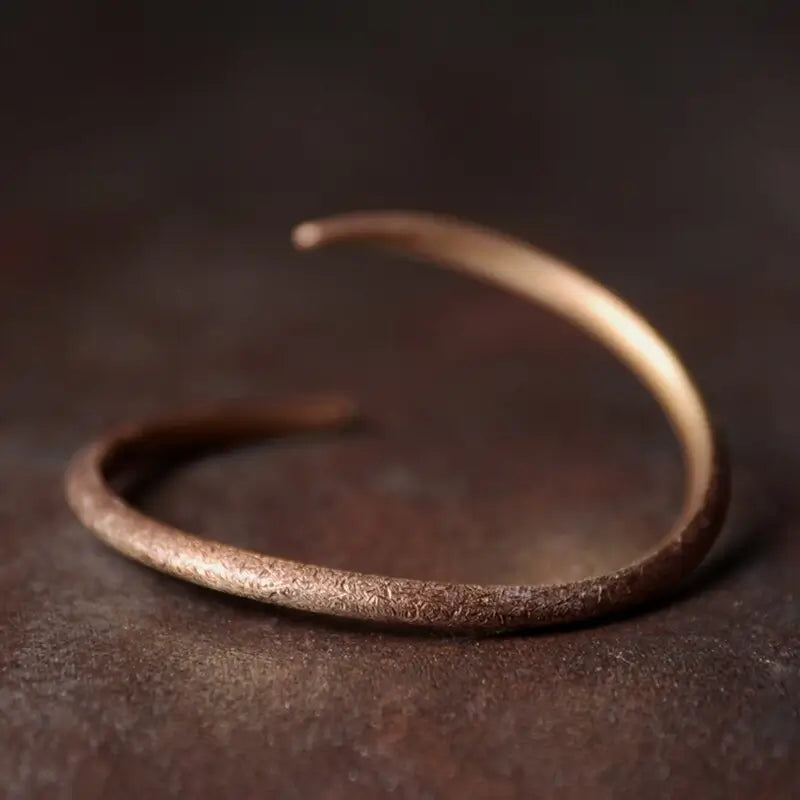 Bracelete Garra em Cobre Feito à Mão - Linha Nepal