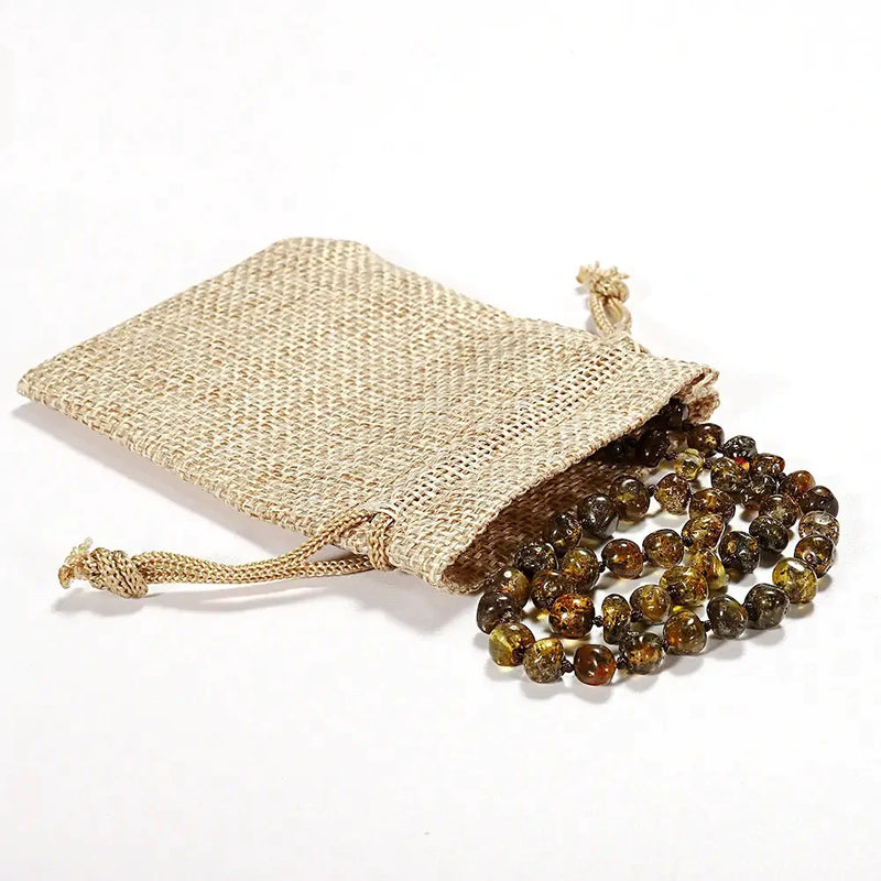 Colar ou Pulseira em Âmbar Báltico - Para Adultos, Crianças e Bebês