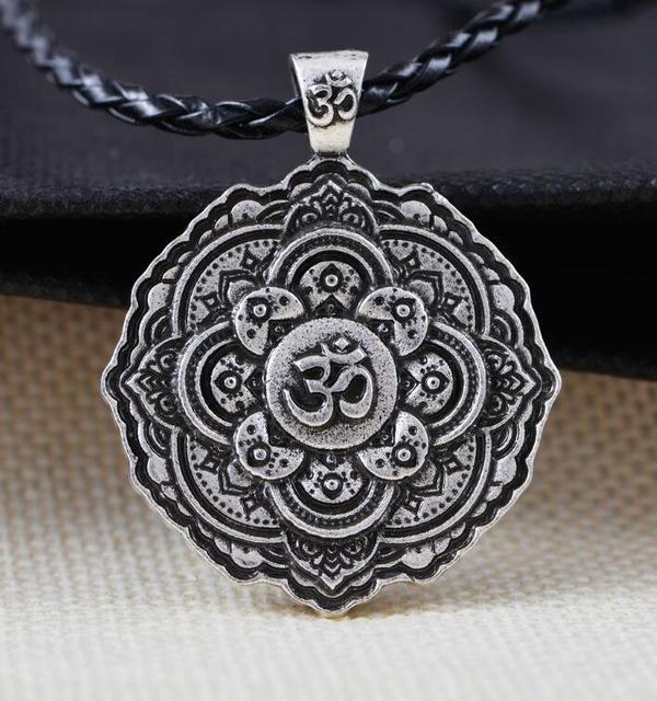 Colar Mandala Om Espiritual Tibetana