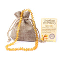 Colar ou Pulseira em Âmbar Báltico - Para Adultos, Crianças e Bebês