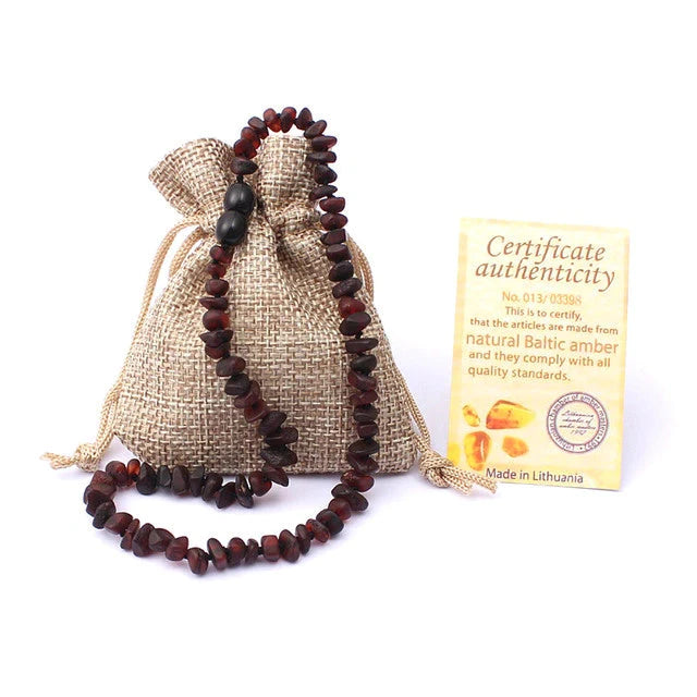 Colar ou Pulseira em Âmbar Báltico - Para Adultos, Crianças e Bebês